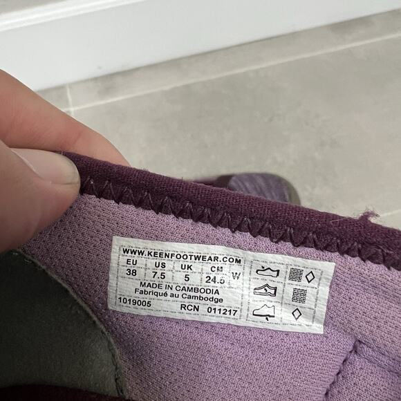 Keen Hush Knit Mary Jane Womens 7.5 Purple Comfort Casual Slip On Shoes - Picture 5 of 5